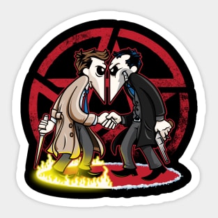 Saint VS Sinner Sticker